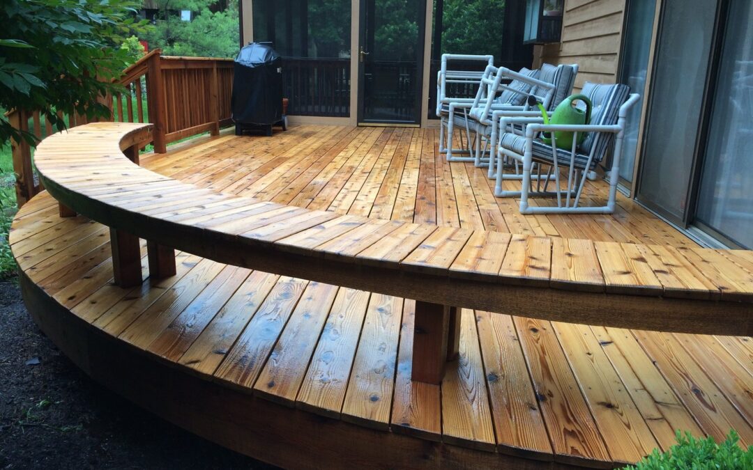 Wood Details on a Deck