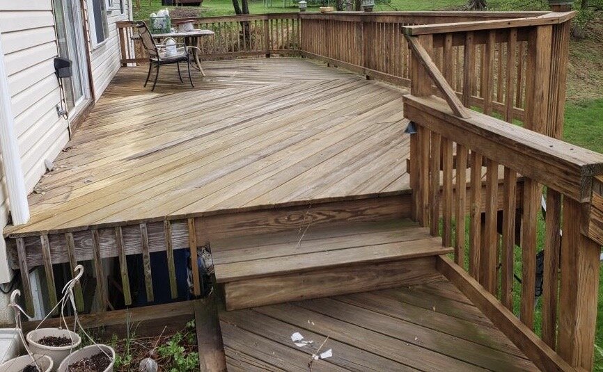 Ever noticed those green spots on your deck?